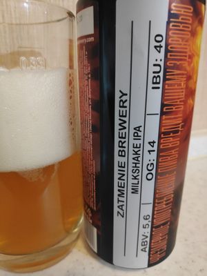 Milkshake IPA In Flames Zatmenie Brewery